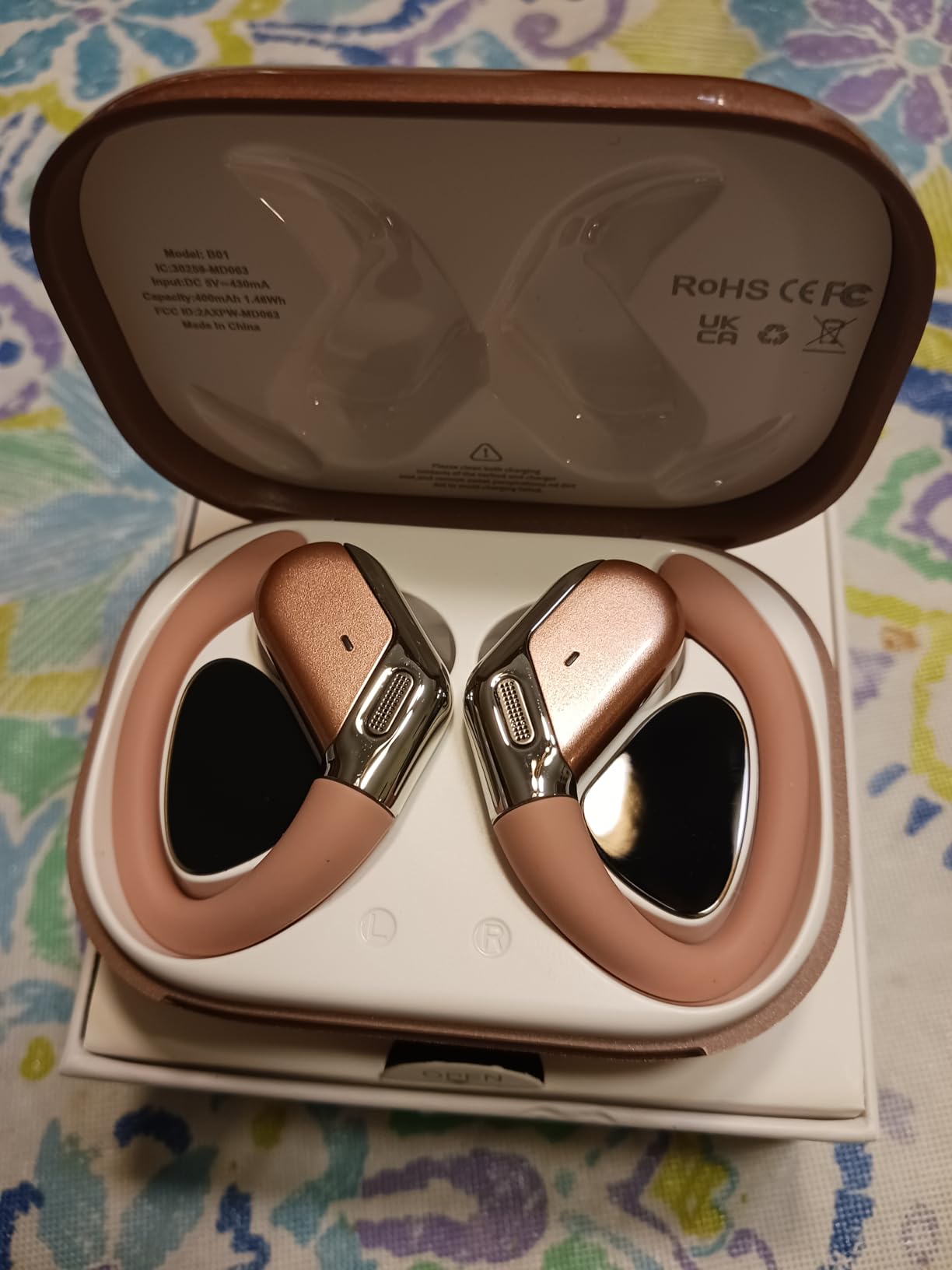 Wireless Earbuds Sport, NEW Bluetooth 5.4 Headphones with Earhooks, 50H Stereo Deep Bass Over Ear Buds with 4 ENC Noise Canceling Mics, IP7 Waterproof Earphones for Running Workout Gym -Black customer photo 2