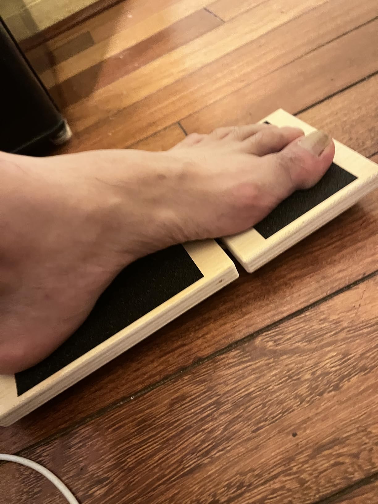 Balance Board for Ankle Strengthening & Physical Therapy - Adjustable Single Leg Board for Recovery from Sprains, Plantar Fasciitis | Stability Trainer with Video Guide and Carry Bag customer photo 2