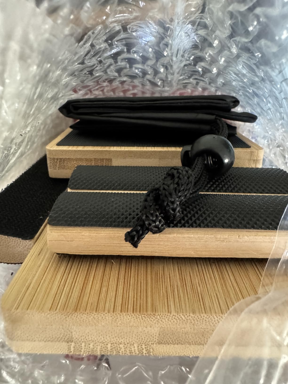Ankle Strengthener & Axis Board, Bamboo Ankle Balance Board for Physical Therapy, Blackboard Foot Trainer & Foot Strengthener, Giboard for Balance Training, Axisboard for Leg Stability customer photo 2