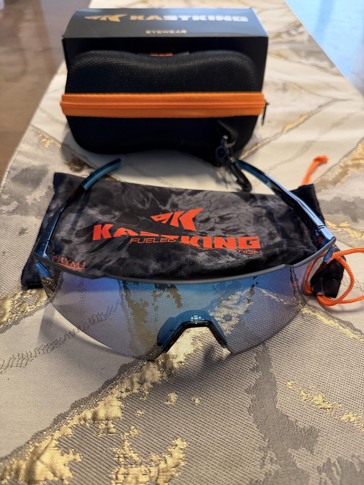 KastKing Etowah Polarized Sports Fishing Sunglasses, With PuriVex Protective Lens Coating, Rimless Wrap Design, Men Women customer photo 1