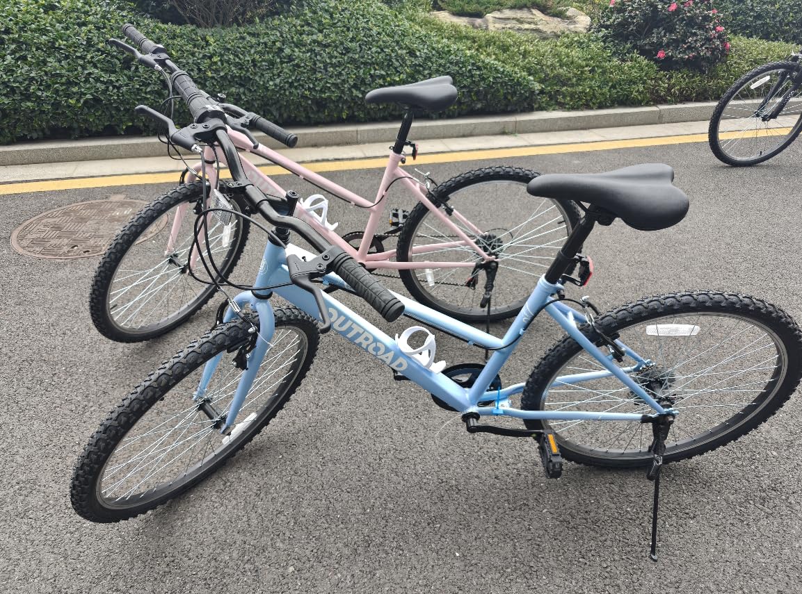 26 inch 7-Speed Commuter Bicycle, Men's Cruiser Bike/Mountain Bike/Hybrid Bicycle, V Brake, Metal Frame, Adult Bike customer photo 1