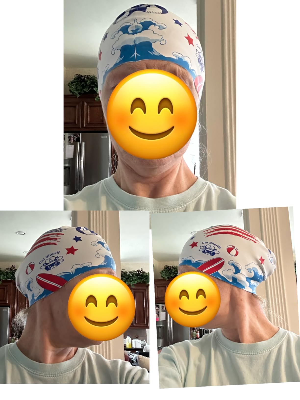 Extra-Large Swim Cap Durable Silicone Material with Waterproof Ear-Covering Design Ideal for Long, Thick Curls, Dreadlocks, Braids, and African Hairstyles customer photo 1