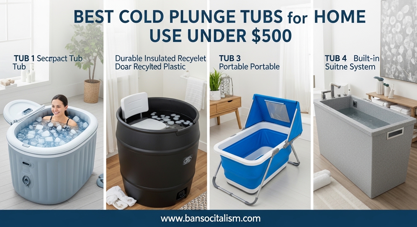 Best Cold Plunge Tubs for Home Use Under $500
