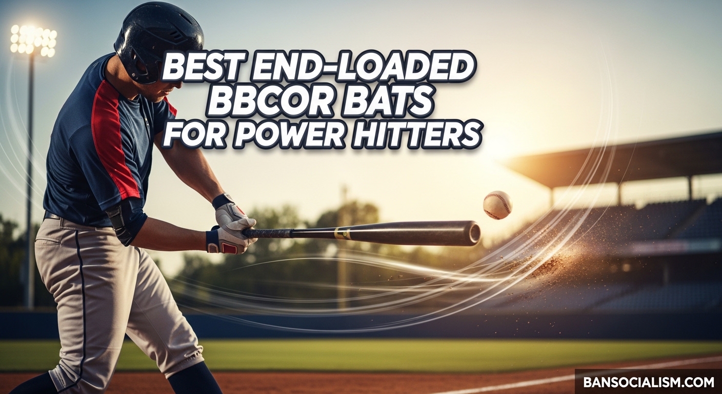 Best End-Loaded BBCOR Bats for Power Hitter