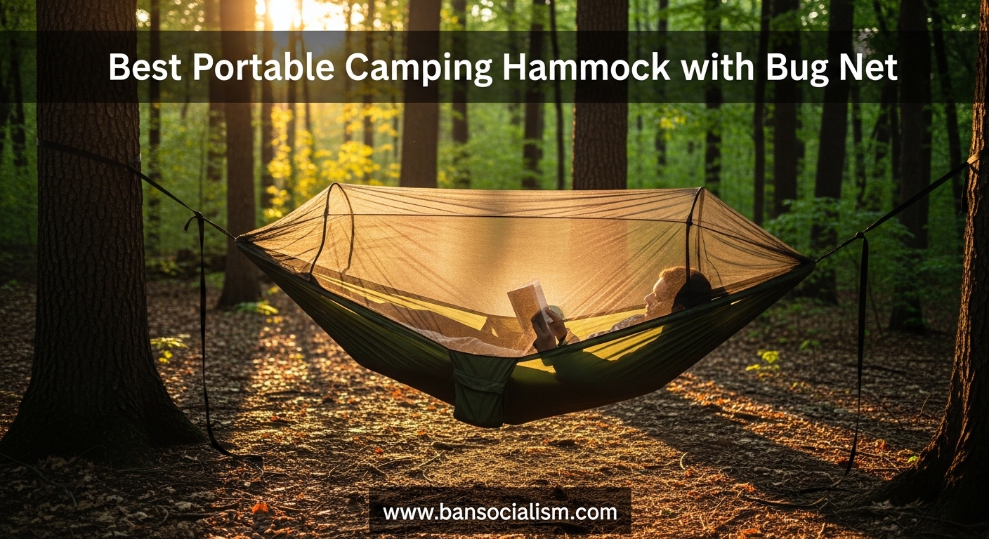 Best Portable Camping Hammock with Bug Net