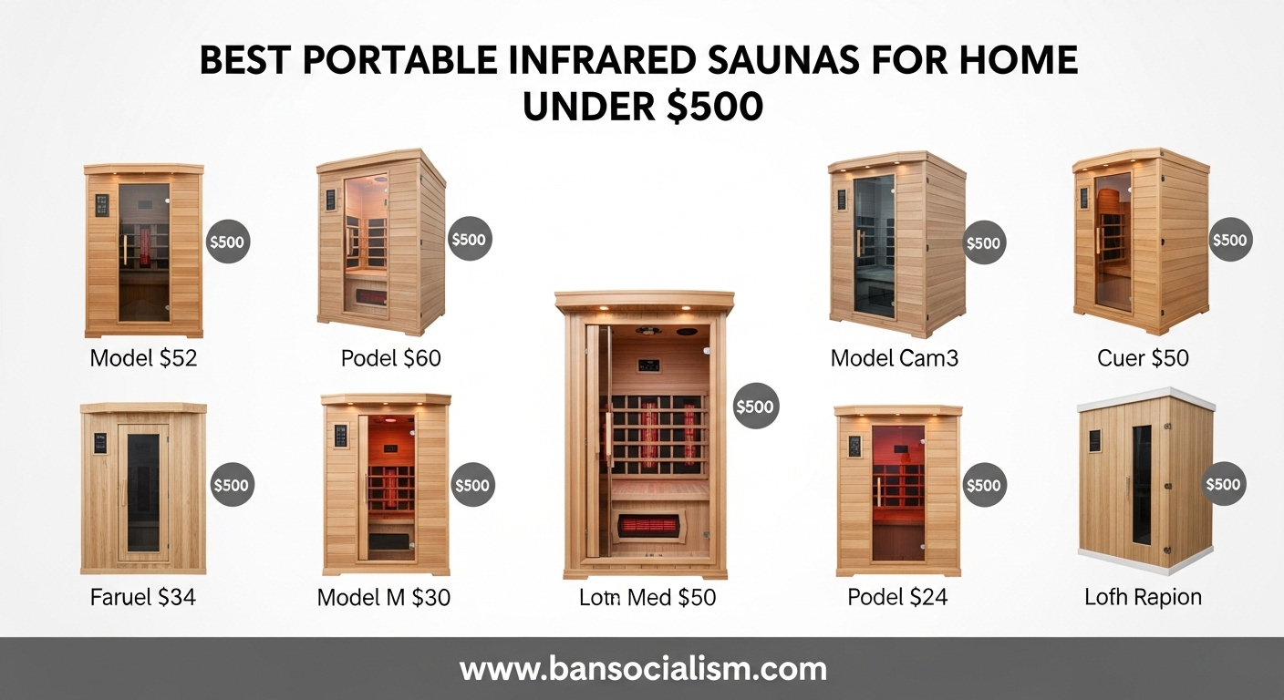 Best Portable Infrared Saunas for Home Under $500