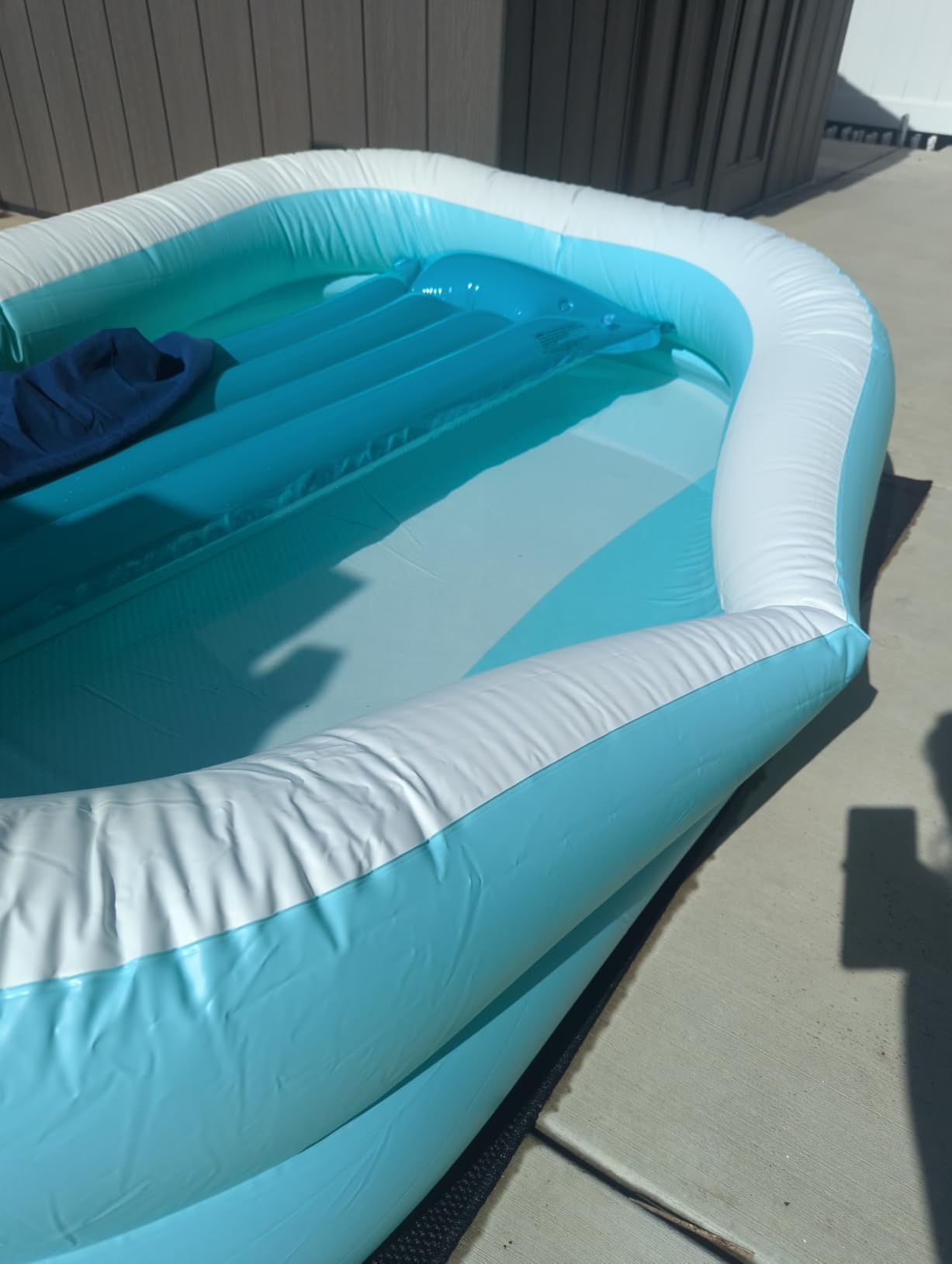 INTEX Rectangular Family Lounge Inflatable Swimming Pool for Kids & Adults | 58484EP - Outdoor Backyard Swim Center for Family Fun, 120in x 72in x 22in customer photo 2