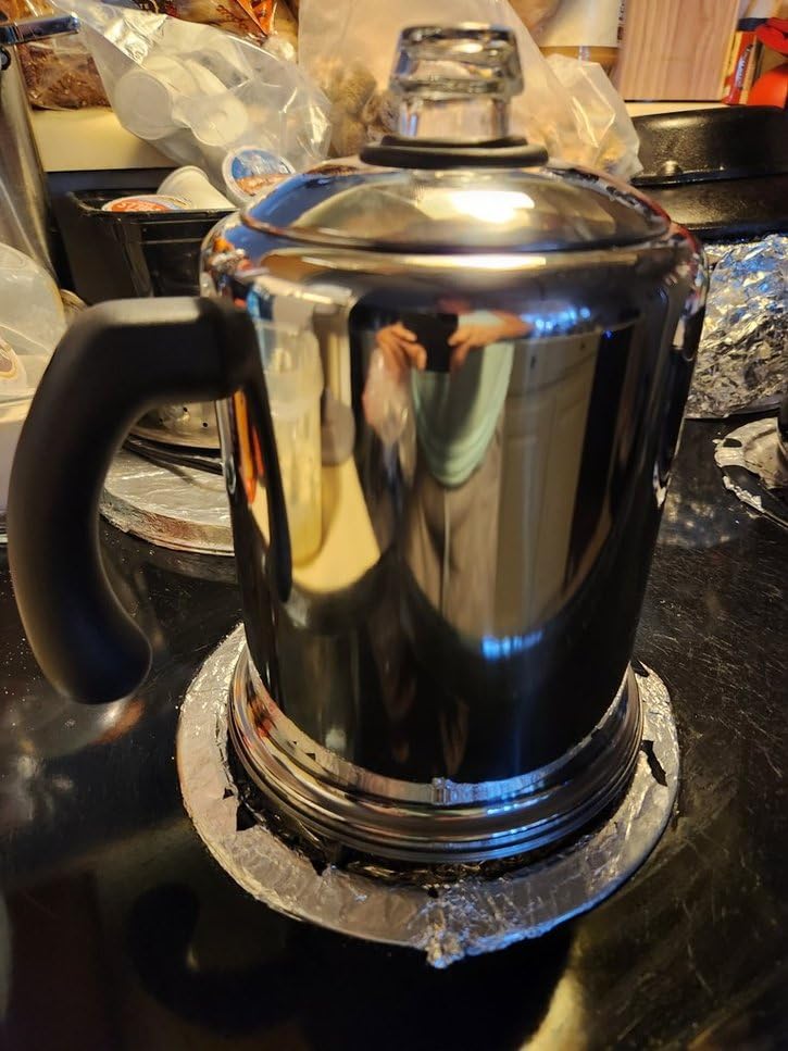 Farberware Classic Stainless Steel Yosemite Coffee Percolator, 8-Cup customer photo 2