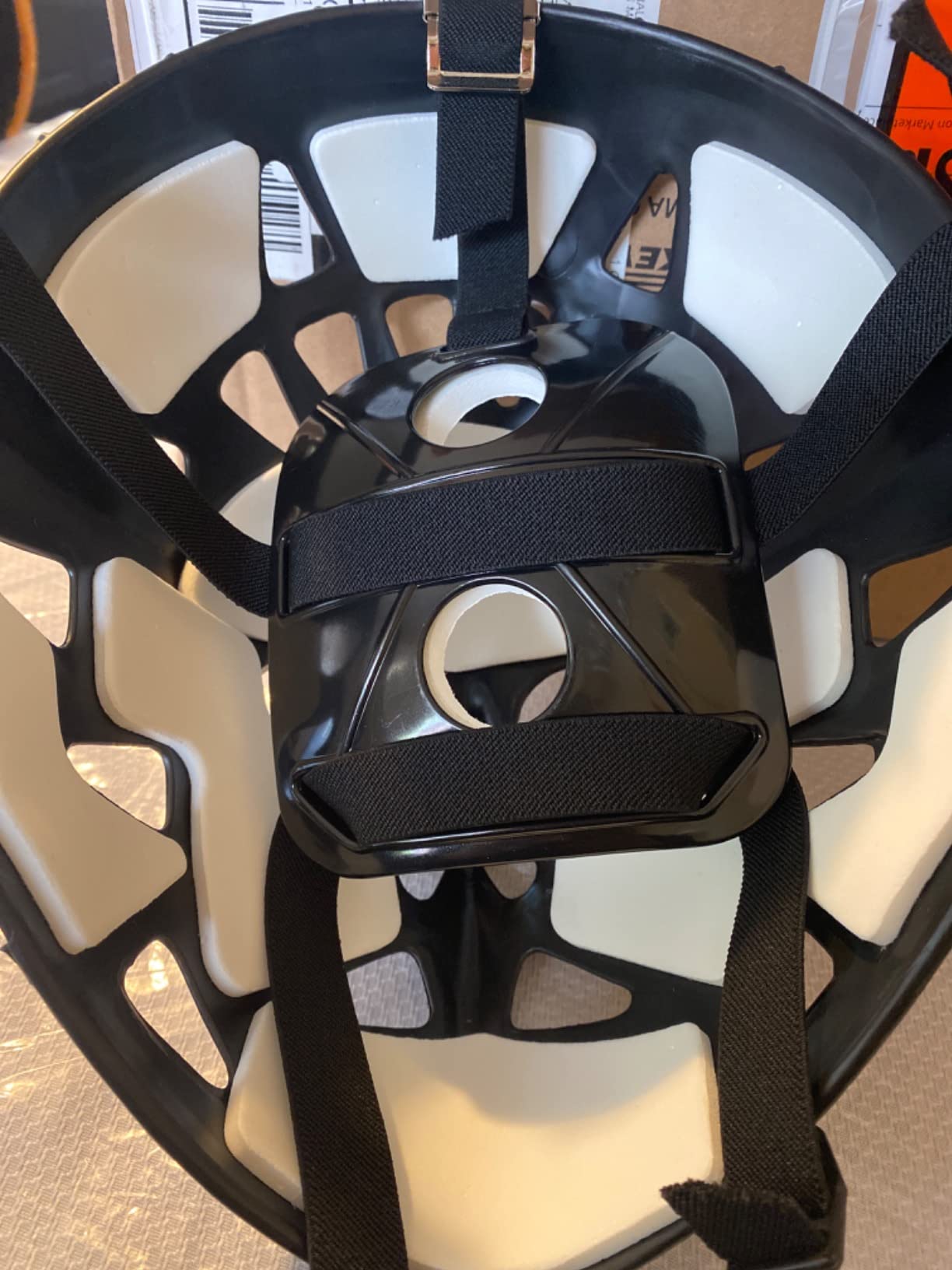 Mylec Adult Street Hockey Goalie Mask - High-Impact - Ventilation Holes + Adjustable Straps customer photo 1