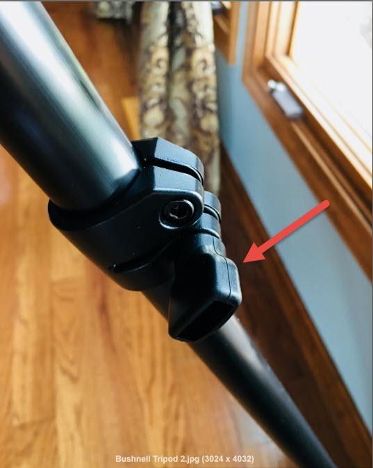 Bushnell Advanced Tripod for Binoculars, Spotting Scopes, and Cameras - Durable Aluminum Construction with Adjustable Legs and Center Column for Stability customer photo 2