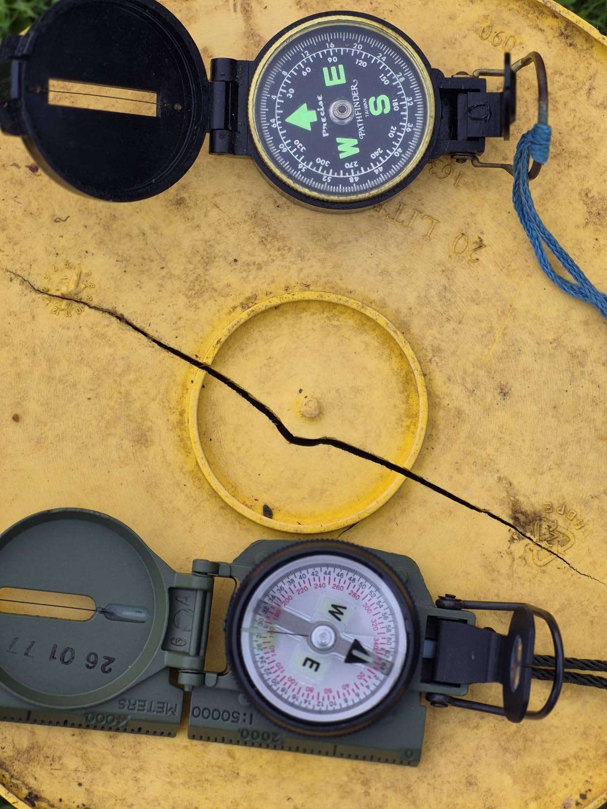 Cammenga Military Grade Phosphorescent Lensatic Compass, Made in USA | Military Compass, Waterproof, Sandproof and Shockproof customer photo 1