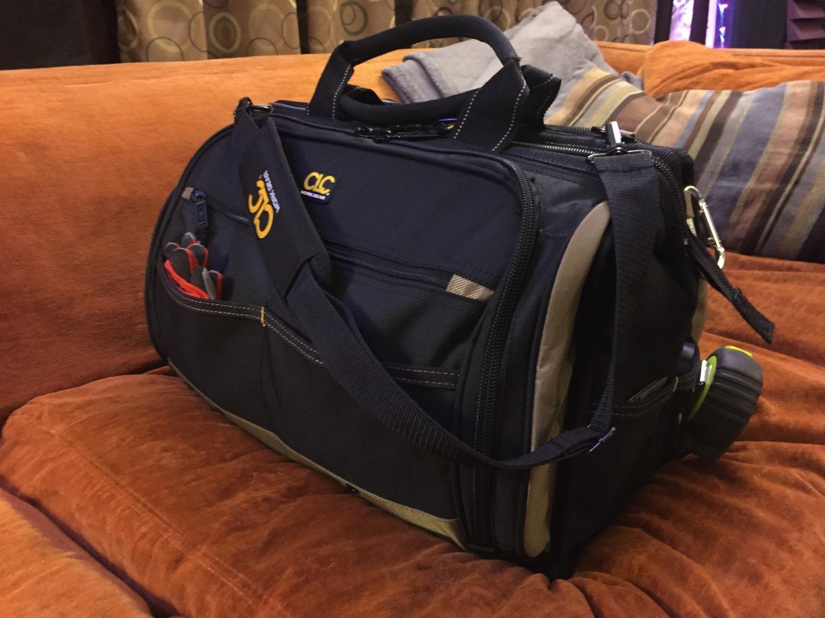 Custom Leathercraft1539 Multi-Compartment 50 Pocket Tool Bag customer photo 2