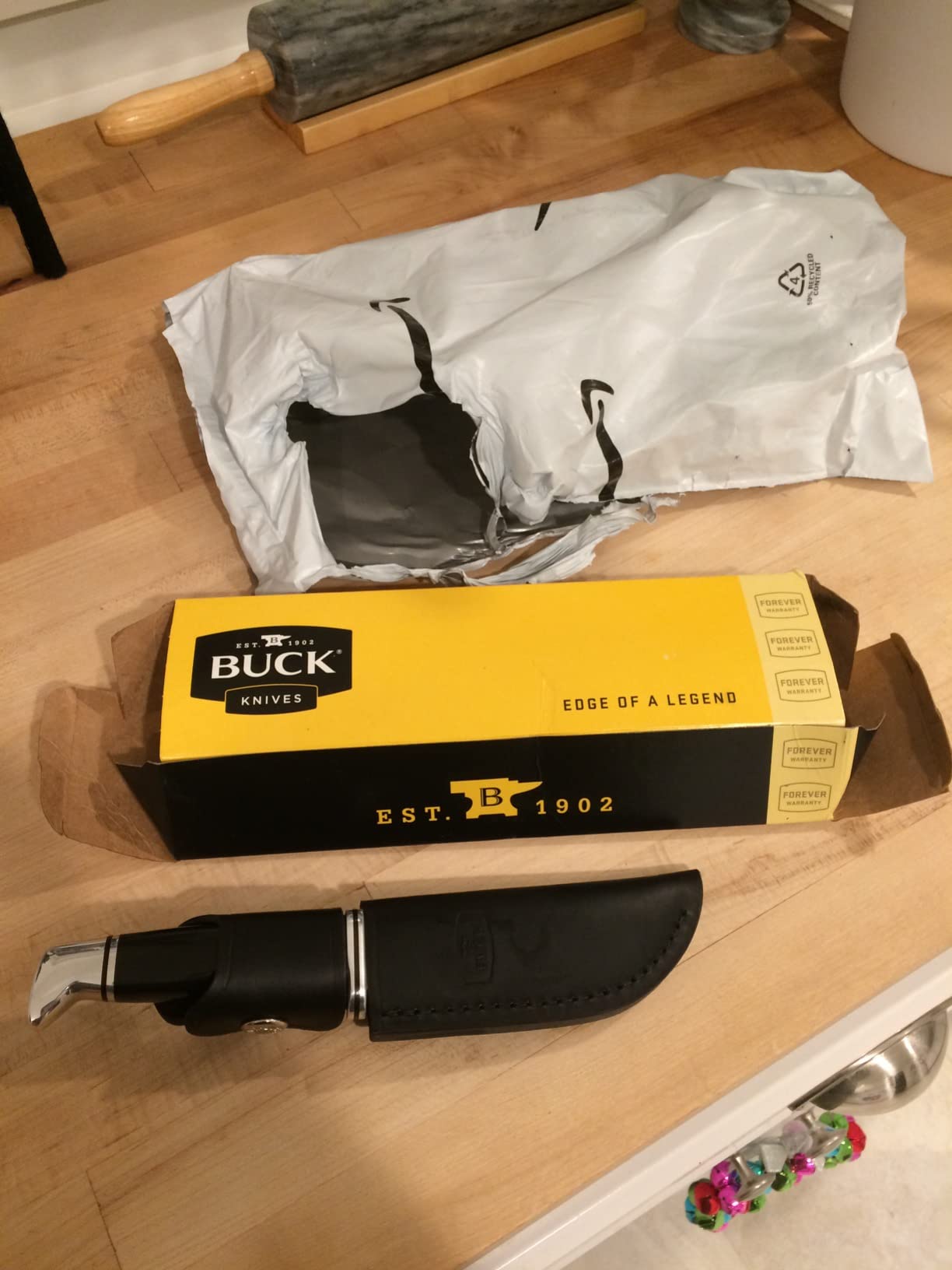 Buck Knives 103 Skinner Fixed Blade Hunting Knife, 4