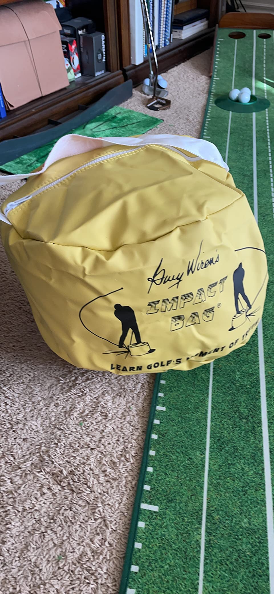 Impact Bag Golf Swing Trainer - Dr. Gary Wiren's Golf Training Aid and Practice Tool - Waterproof and Durable customer photo 1