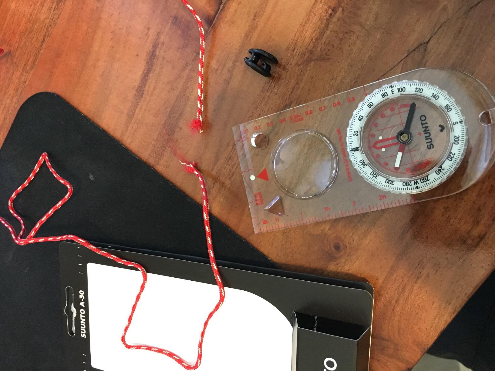 SUUNTO A-30 Compass: Compact, hiking compass with luminous markings in low light customer photo 1