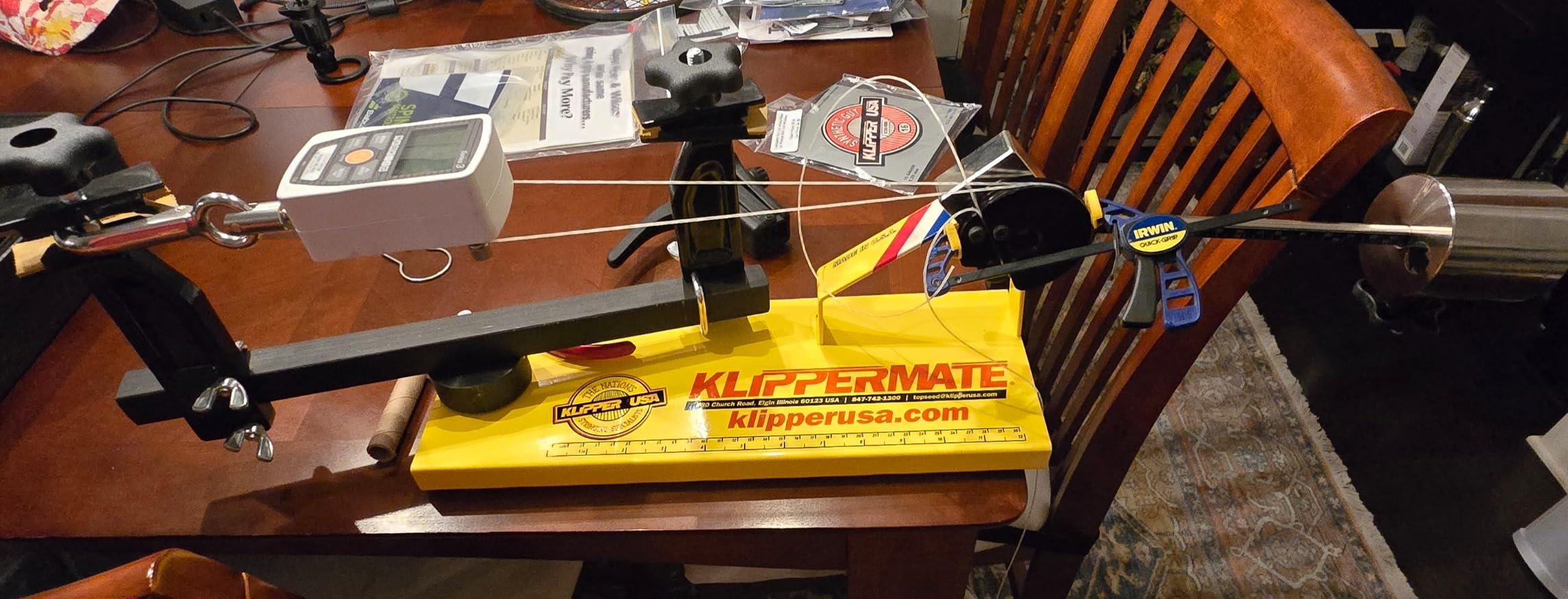 Klippermate Tennis Racquet / Racket Stringer customer photo 1