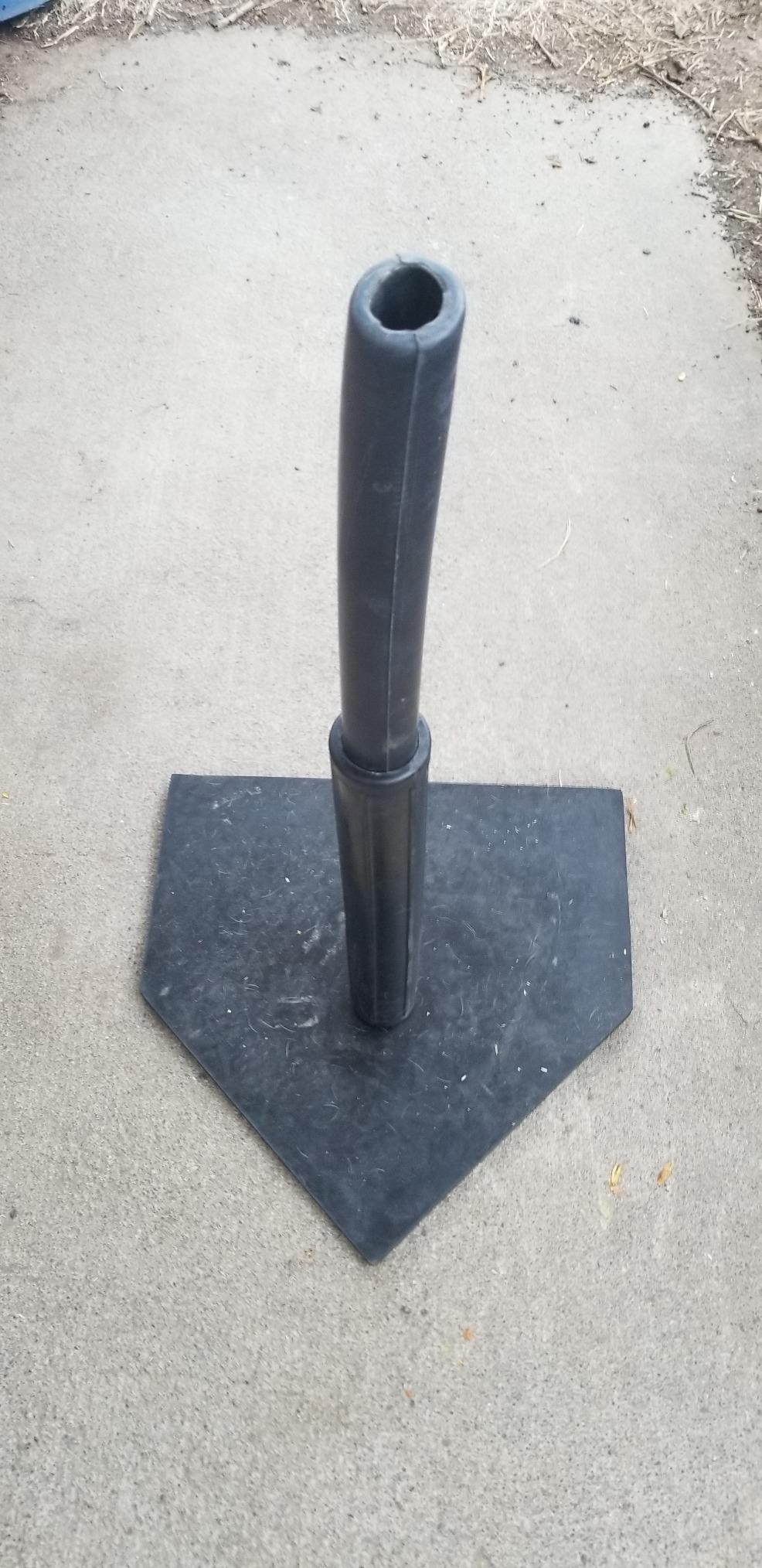 Champion Sports Deluxe Batting Tee - Adjustable Rubber Baseball & Softball Tee on Home Plate, Multiple Styles customer photo 2