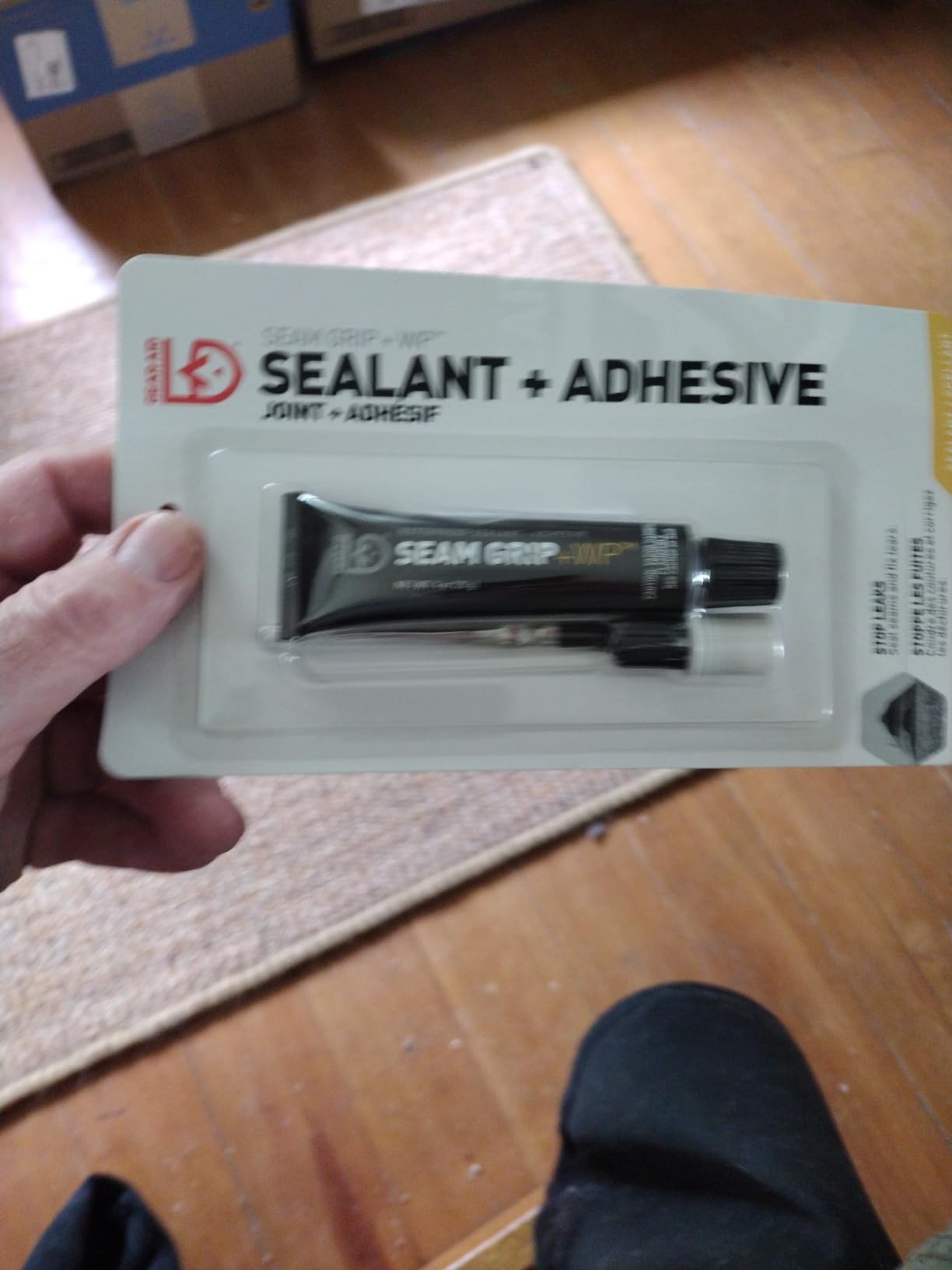 GEAR AID Seam Grip WP Waterproof Sealant and Adhesive for Jackets, Tents, Sleeping Pads and Outdoor Fabric - Repairs Rips, Seals Seams on Nylon, Canvas and Vinyl customer photo 1