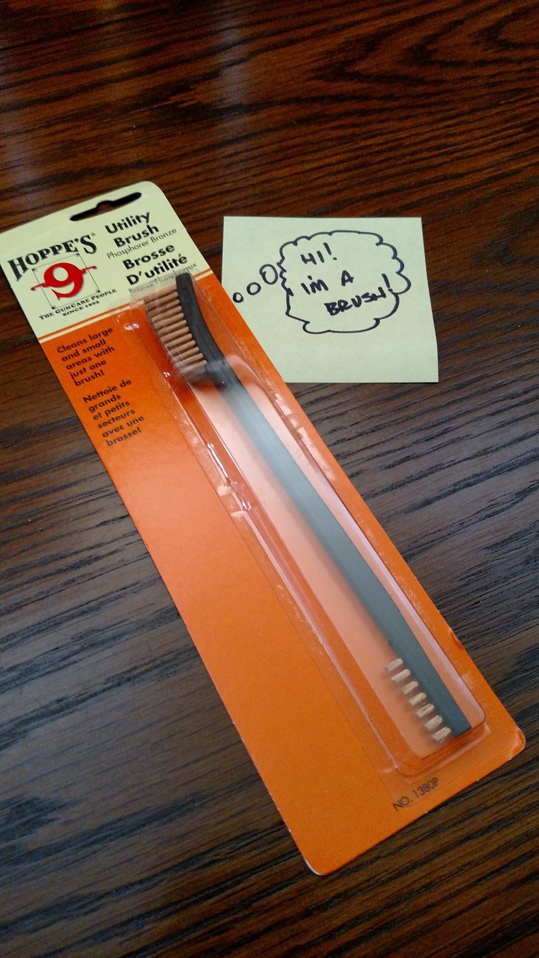 Hoppe's No. 9 Phosphor Bronze Utility Brush, Two Bristled Ends customer photo 2