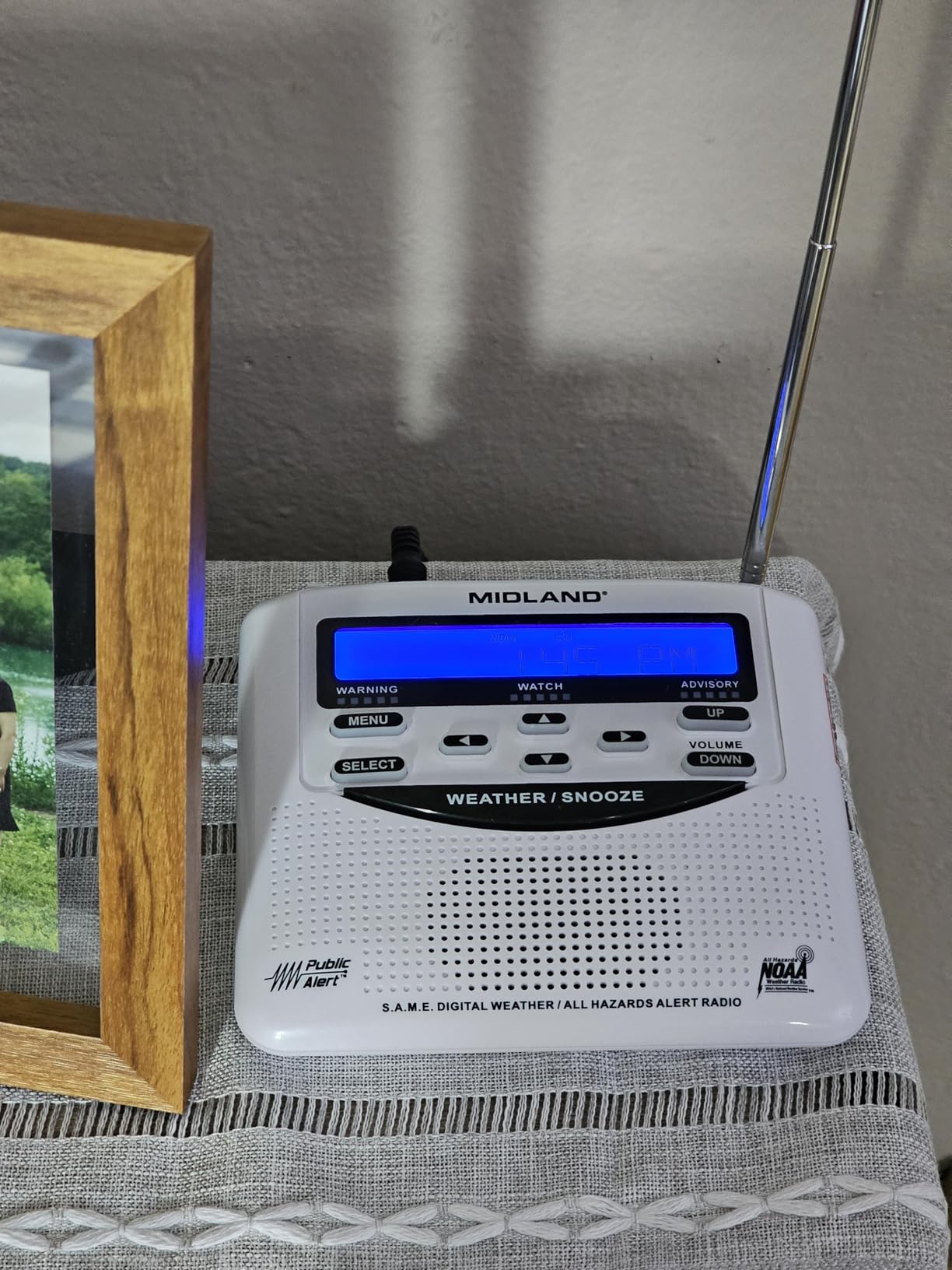 Midland - WR120B - NOAA Emergency Weather Alert Radio | Localized Programming, Trilingual Display, 60+ Emergency Alerts, Alarm, Selectable Alert Tone customer photo 2