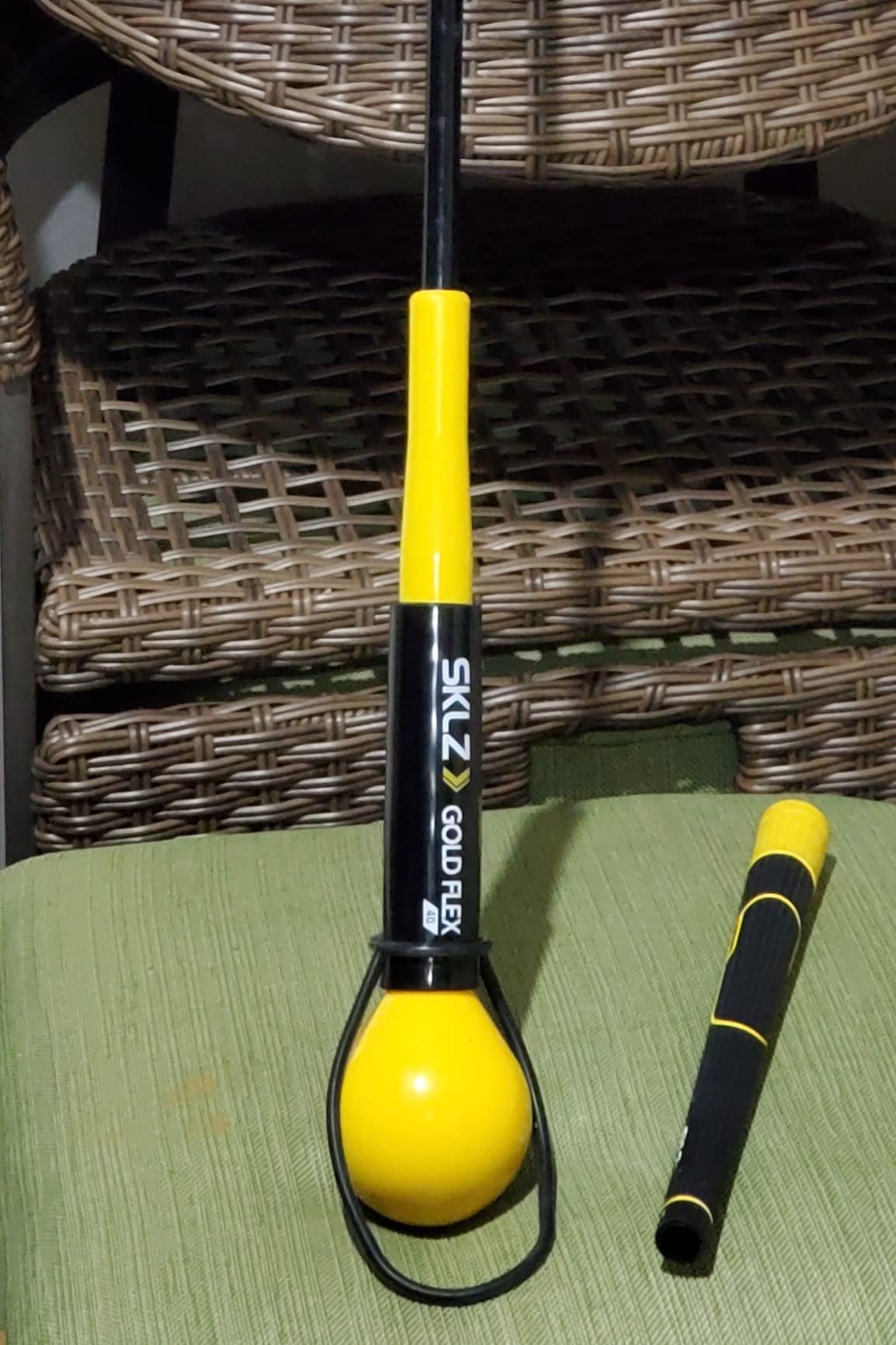 SKLZ Golf Swing Trainer and Warm Up Tool - Essential Golf Accessories for Golfers, Increase Swing Speed, Distance, Balance and Grip Strength customer photo 2
