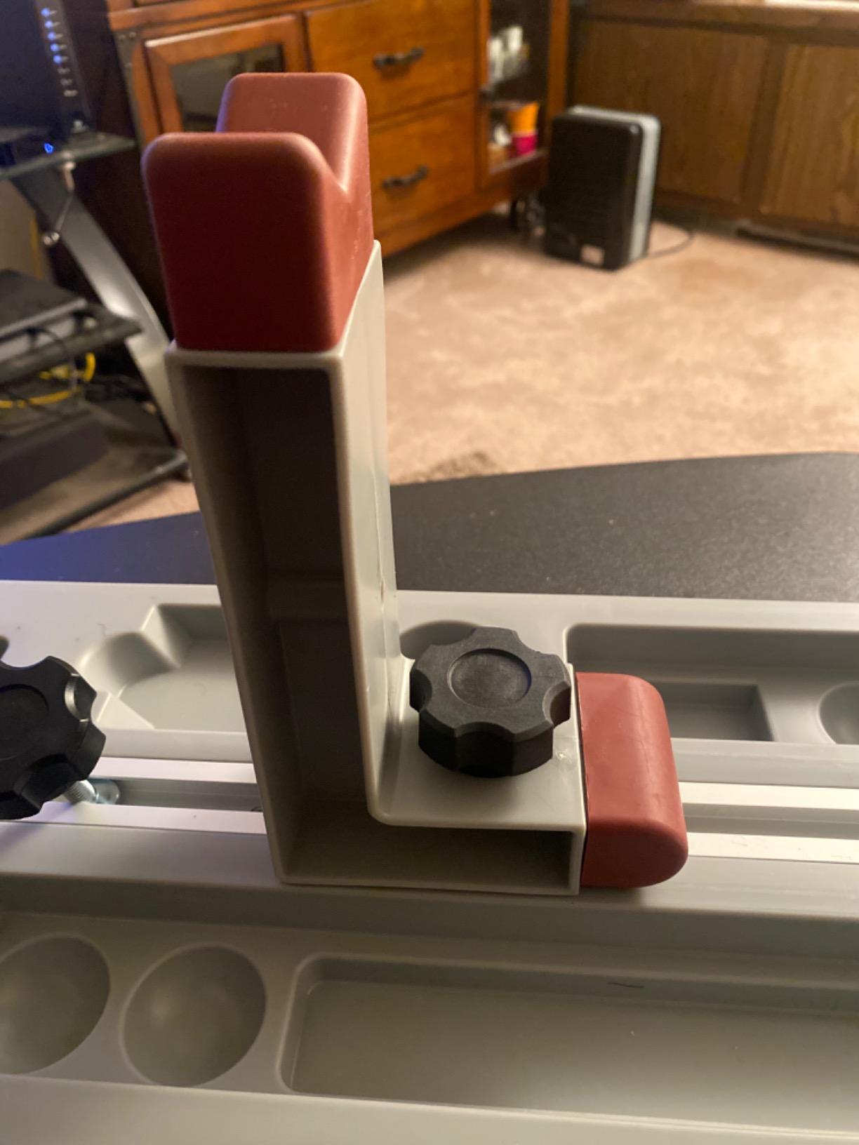Tipton Best Gun Vise with Secure Adjustable Cradle, Storage Compartments for Cleaning, Gunsmithing and Firearm Maintenance, Red/Grey customer photo 1