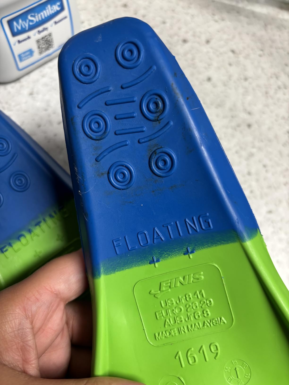 FINIS Long Floating Swim Training Fins for Kids - Improves Kick Technique & Body Position customer photo 2