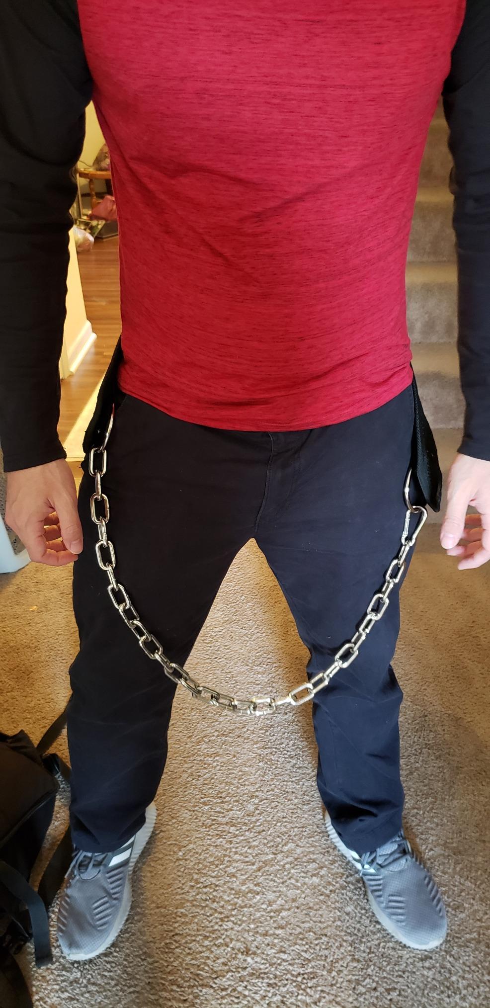 Harbinger Polypropylene Dip Belt with Steel Chain customer photo 2