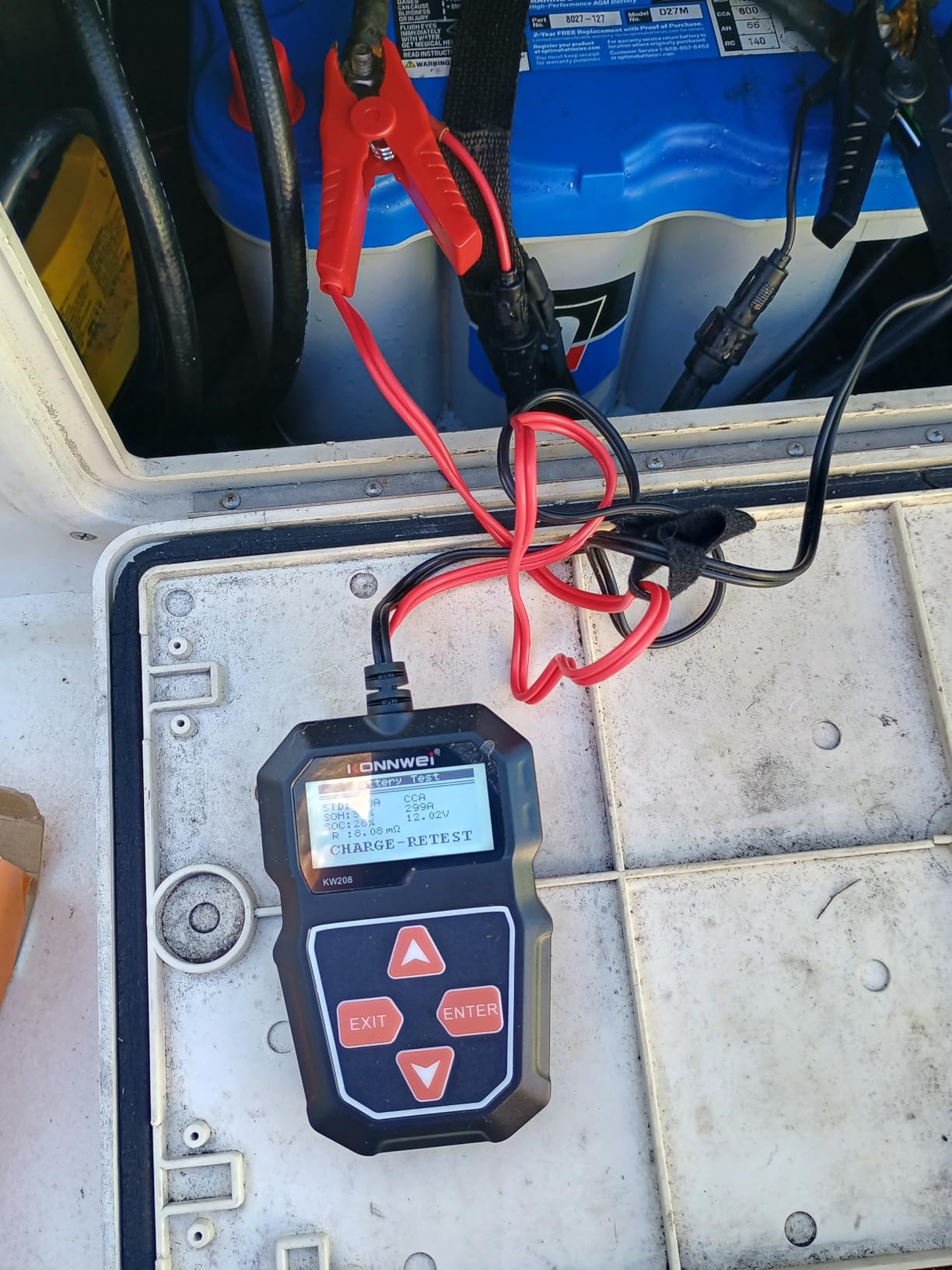 OPTIMA Batteries D27M BLUETOP Boat and RV Dual Purpose Sealed AGM Battery customer photo 1