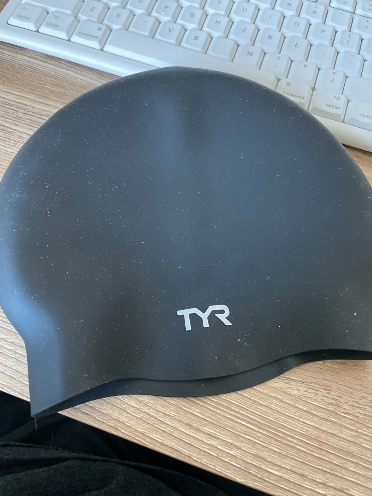 TYR Silicone Swim Cap for Men and Women - Wrinkle-Free, Durable & Tear Resistant customer photo 1