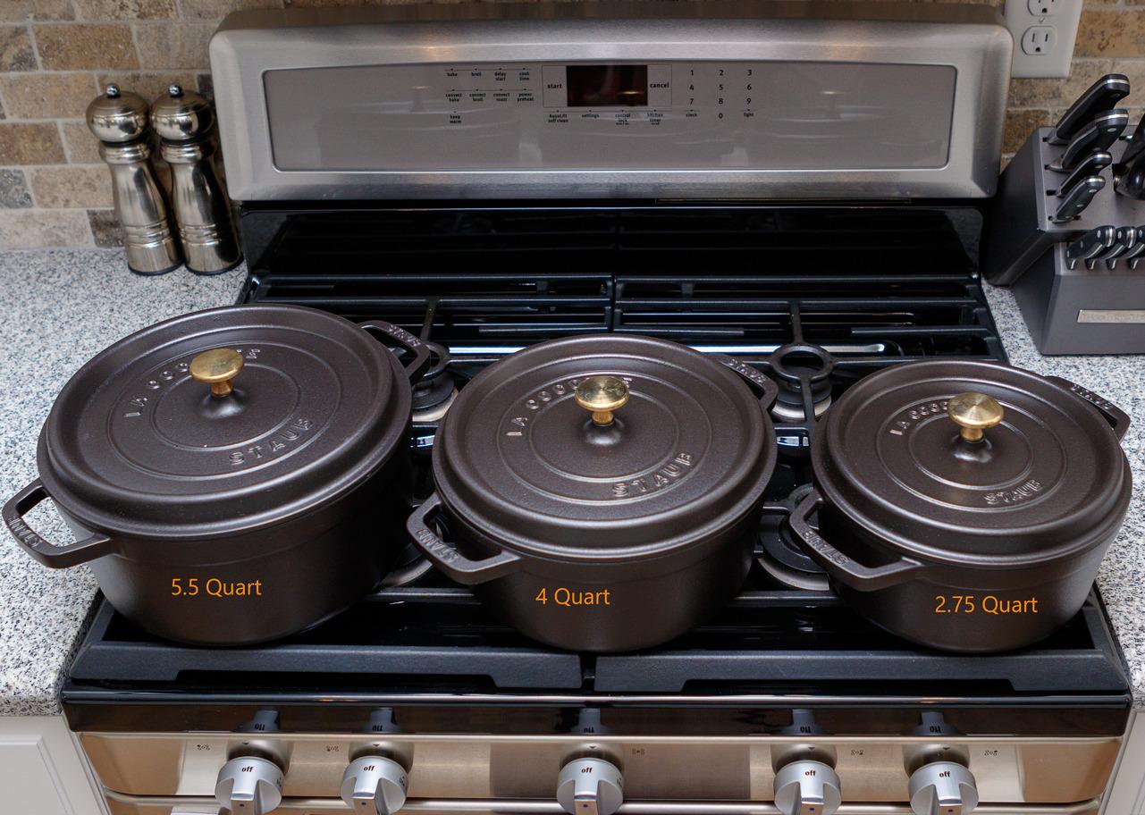 Staub 7-Qt Enameled Cast Iron Dutch Oven, Red customer photo 2