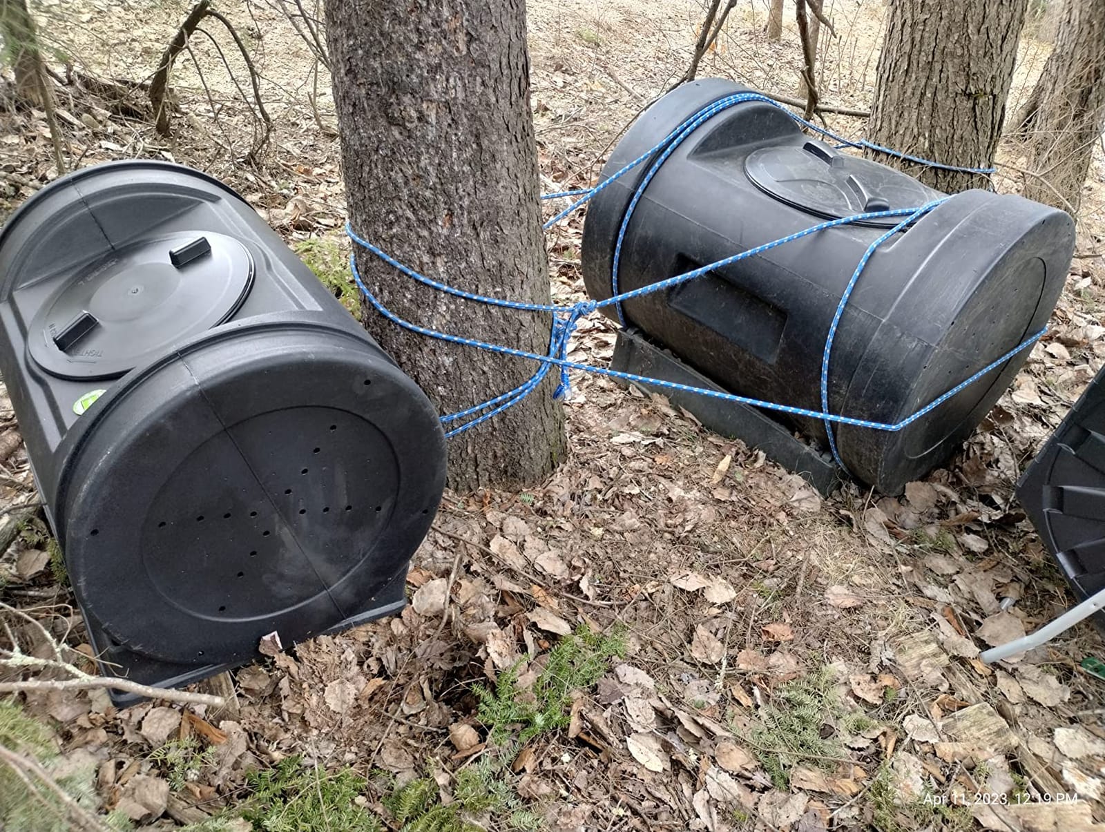 Good Ideas Compost Wizard Jr. Tumbler, 7 Cubic Foot Capacity | Large Rotating Composter Bin, Holds 50 Gallons - Single Chamber Compost System for Gardening, Yard, & Plant Care customer photo 2