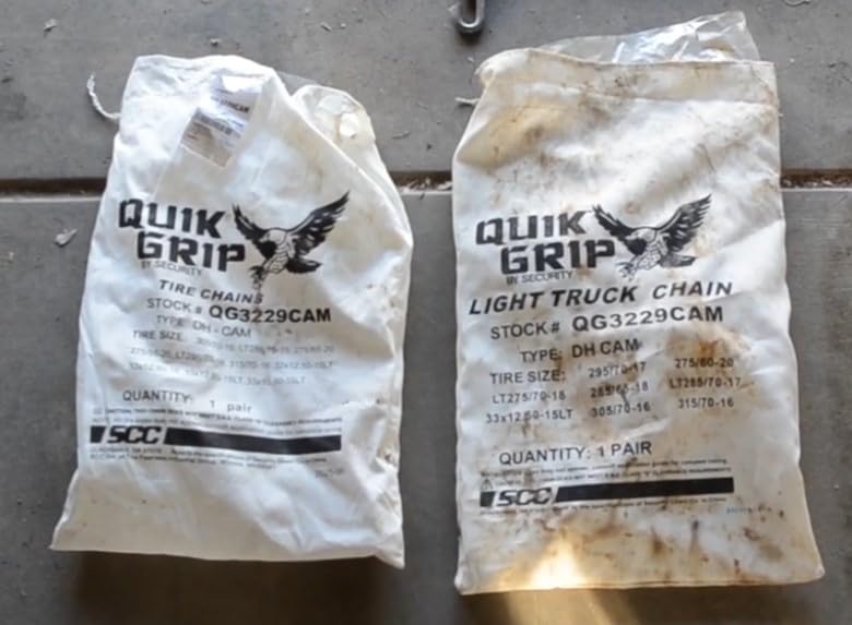 SCC QG3229CAM Quik Grip Wide Base Type CAM-DH Light Truck Tire Traction Chain - Set of 2 customer photo 1