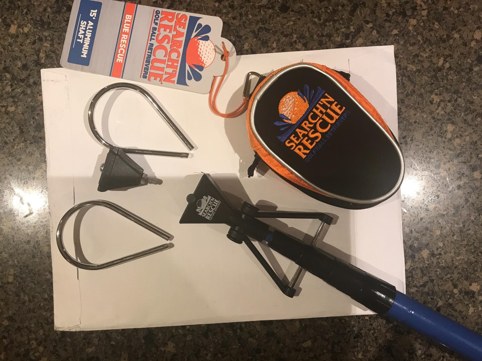 Search and Rescue Golf Ball Retriever (Royal Blue, 15-Feet) customer photo 1