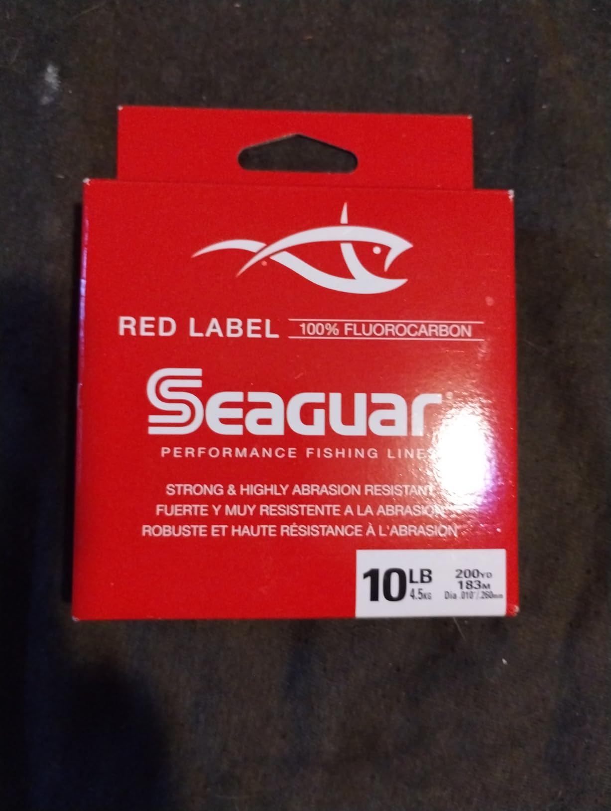 Seaguar Red Label Fishing Line for Power Baits & Heavy-Duty Applications, Freshwater, 100% Fluorocarbon customer photo 1