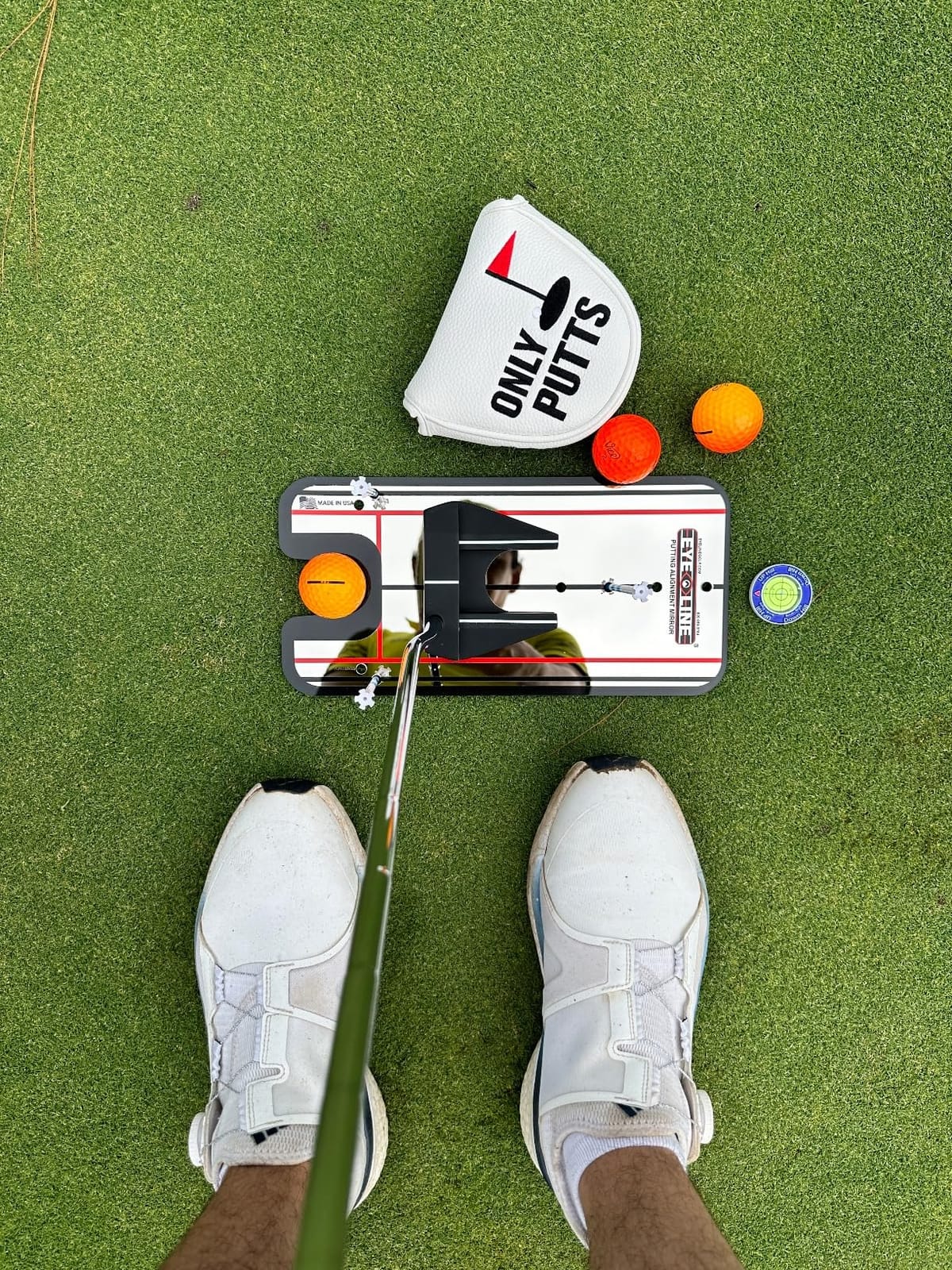 Genuine EyeLine Golf Alignment Putting Mirror - Top Training Aid on the PGA Tour - See Rapid Improvement - Helps Beginner, Junior, and Scratch Golfers customer photo 2