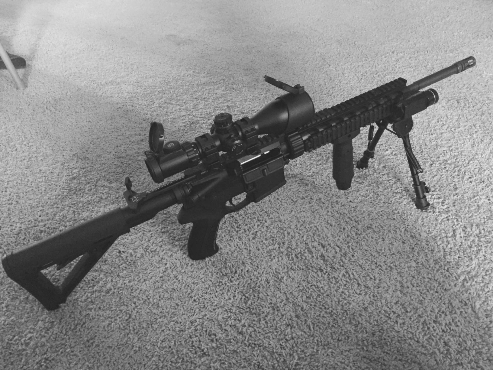 UTG Tactical OP Bipod, Rubber Feet, Center Height 8.3