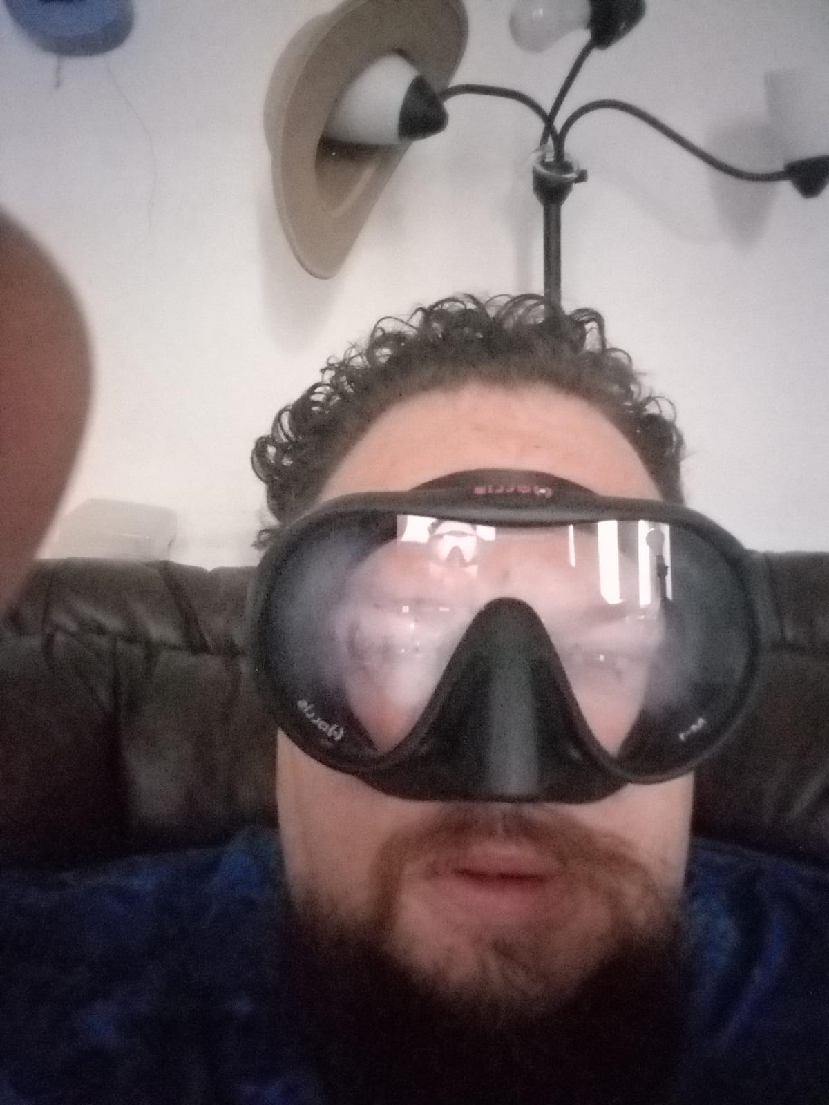Hollis M-1 Mask | Ideal for Scuba Diving and Snorkeling | Ultra Clear Glass | Comfortable, Frameless Silicon Skirt | Wide Range of Vision | Distortion Free Vision | Fantastic Color Visibility customer photo 1