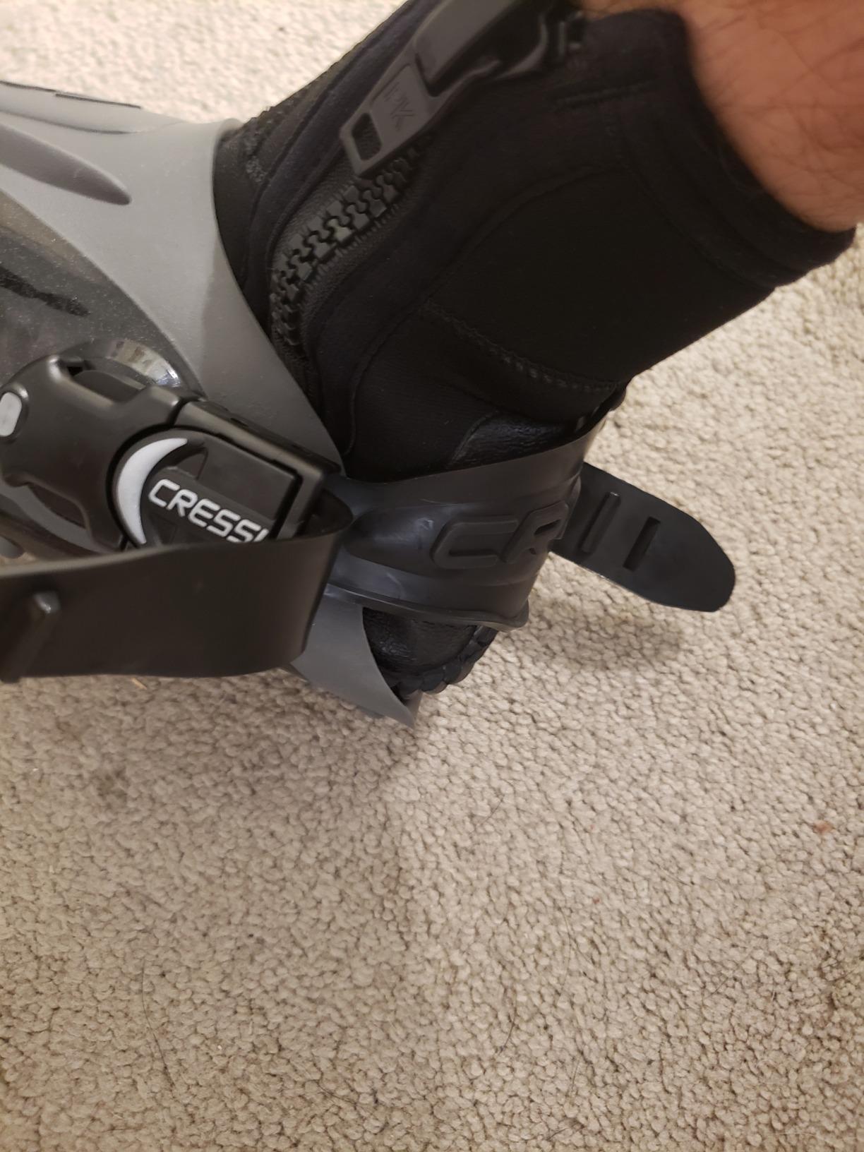 Cressi Adult Powerful Efficient Open Heel Scuba Diving Fins | Frog Plus: made in Italy customer photo 1