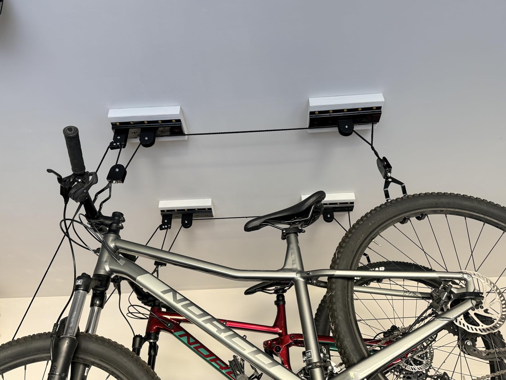 RAD Sportz Bicycle Hoist 2-Pack Quality Garage Storage Bike Lift with 100 lb Capacity Even Works as Ladder Lift Premium Quality customer photo 1