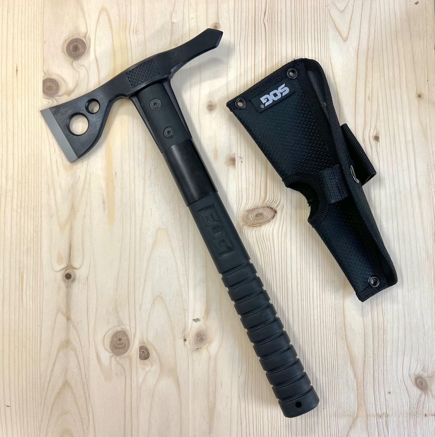 SOG FastHawk Tactical Throwing Hatchet Survival Axe for Competition Throwing and Camping customer photo 1
