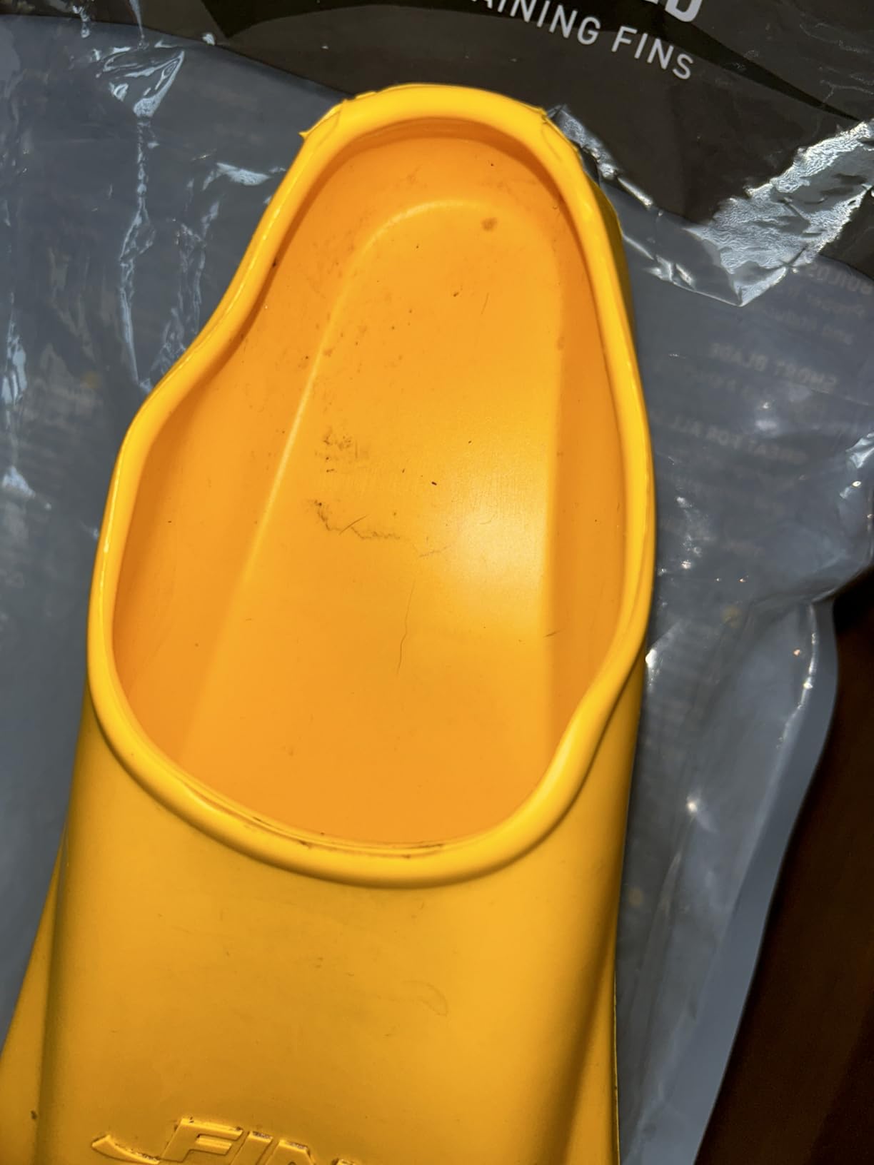 Finis Zoomers Gold Swim Training Fins - Short Blade Design for Speed & Conditioning - Soft Natural Rubber Fit customer photo 1