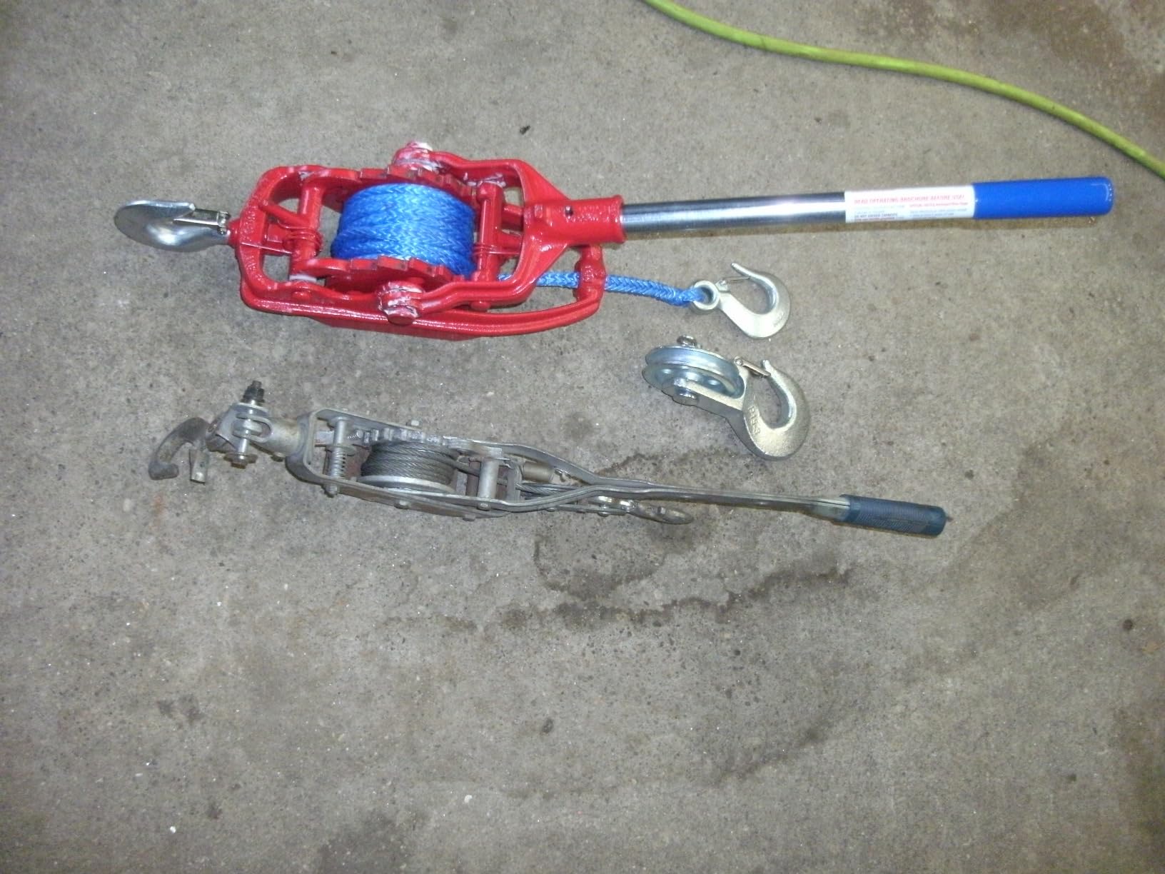 3 Ton Ratchet Puller With 35' Of 5/16