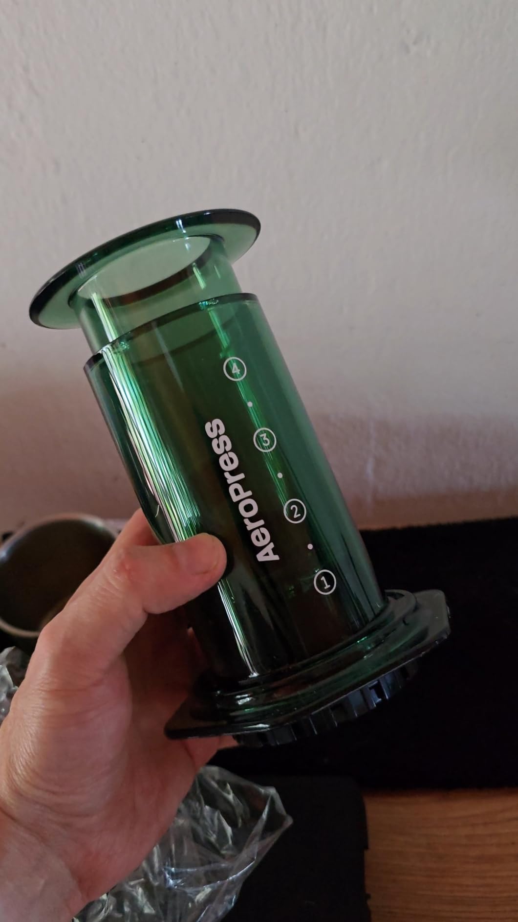 AeroPress Original Coffee Press, French Press, Pour-Over & Espresso Style | All-in-One Manual Coffee Maker, 2-Minute Brew, Less Bitterness, More Flavor, Portable, Travel & Camping customer photo 1