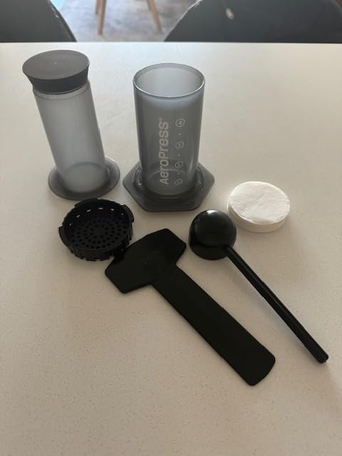 AeroPress Original Coffee Press, French Press, Pour-Over & Espresso Style | All-in-One Manual Coffee Maker, 2-Minute Brew, Less Bitterness, More Flavor, Portable, Travel & Camping customer photo 2
