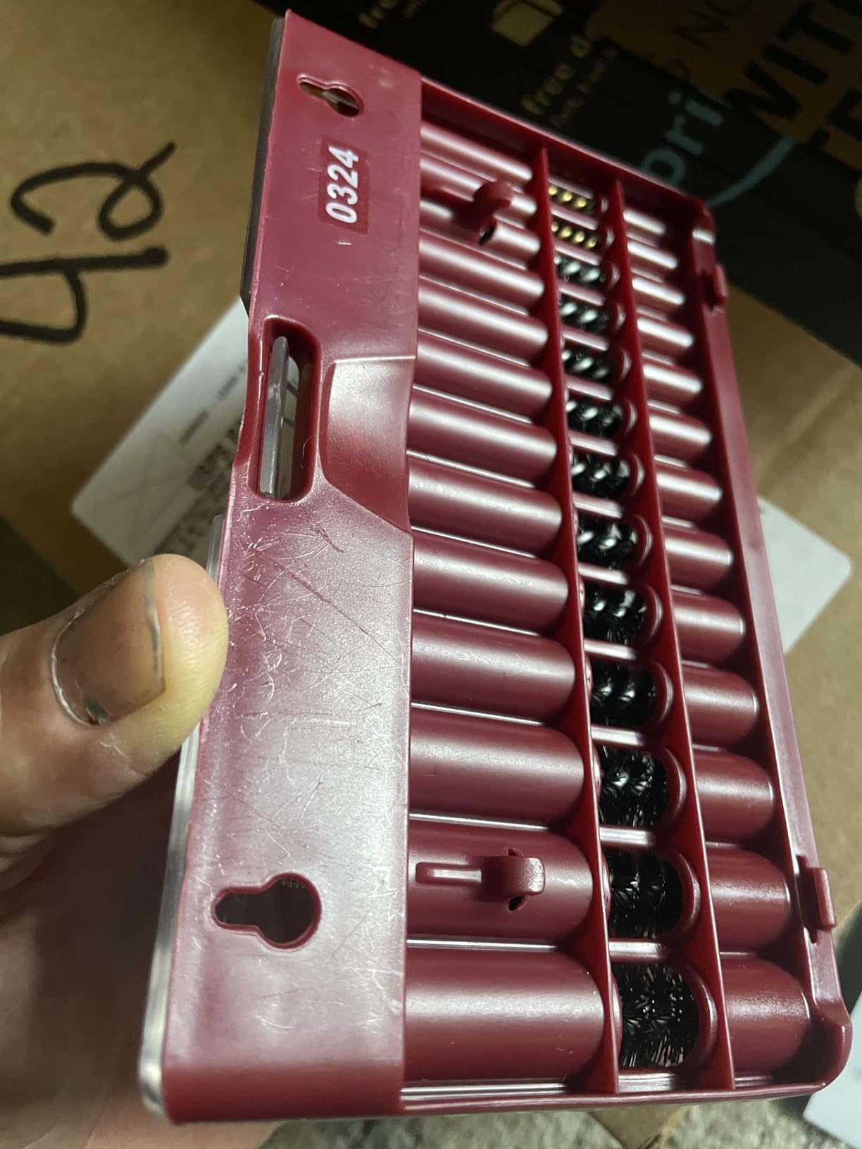 Tipton Nylon Bore Brush 13 Piece Set with Molded Hinge-top Storage Box for Gun Cleaning and Maintenance customer photo 1