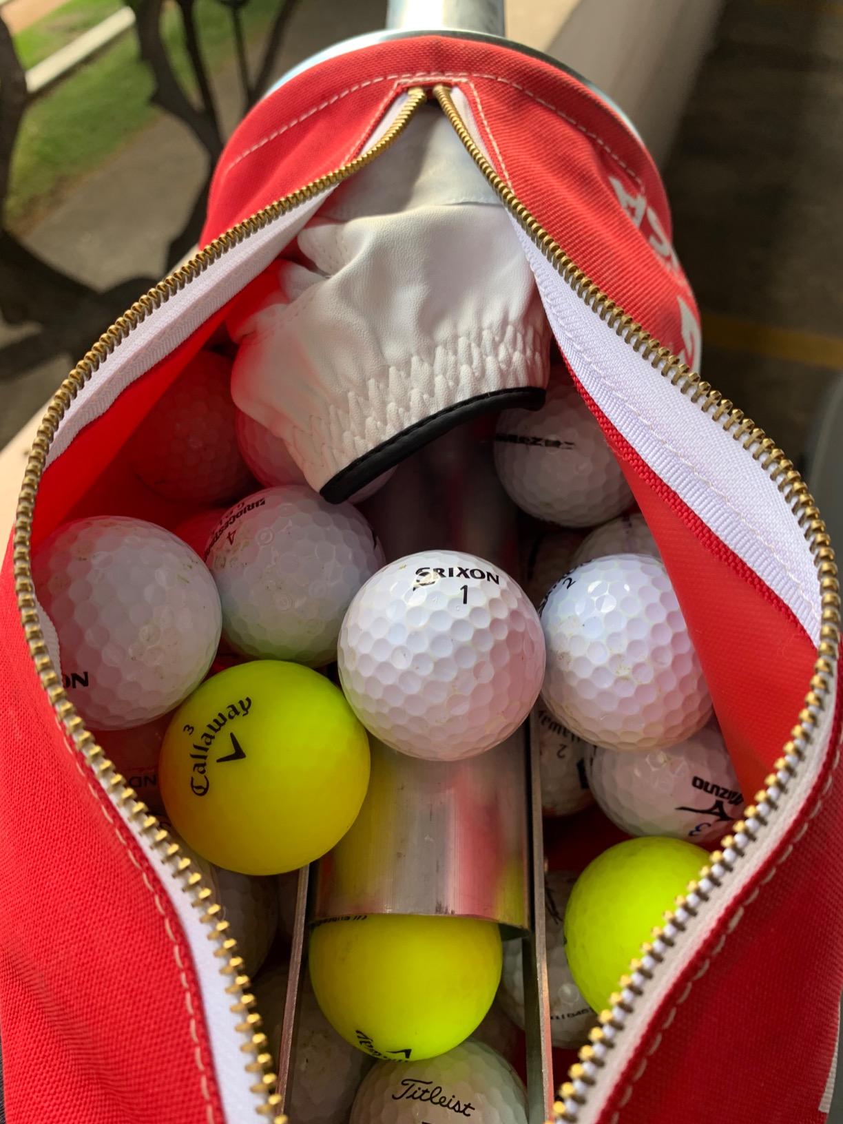 Original Shag Bag Practice and Range Golf Ball Shagger Made in the USA customer photo 1