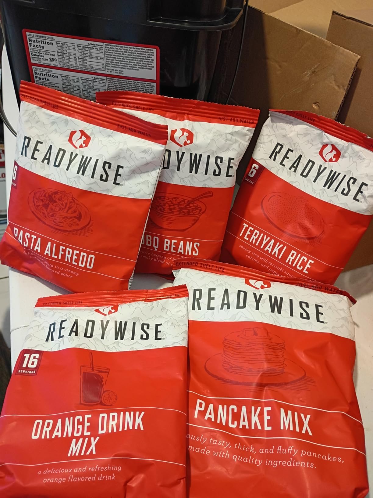 ReadyWise Emergency Food Supply - 120 Servings Favorites Sample Bucket, Survival Food Kit, Freeze Dried Prepper Food & Dehydrated Meals for Camping Essentials & Backpacking, up to 25 Year Shelf Life customer photo 2