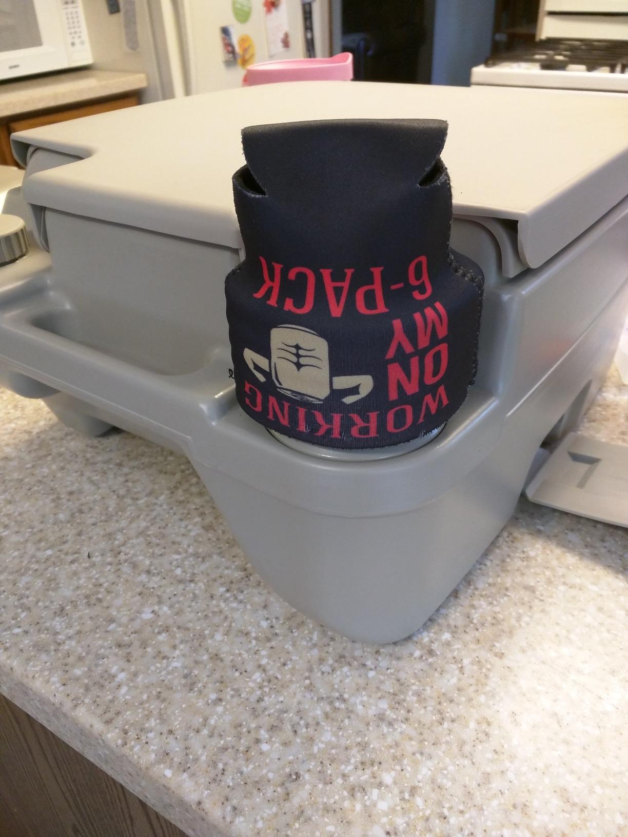 Camco 2.6-Gallon Portable Toilet - Detachable Holding Tank w/Sealing Slide Valve & Bellow-Type Flush customer photo 2