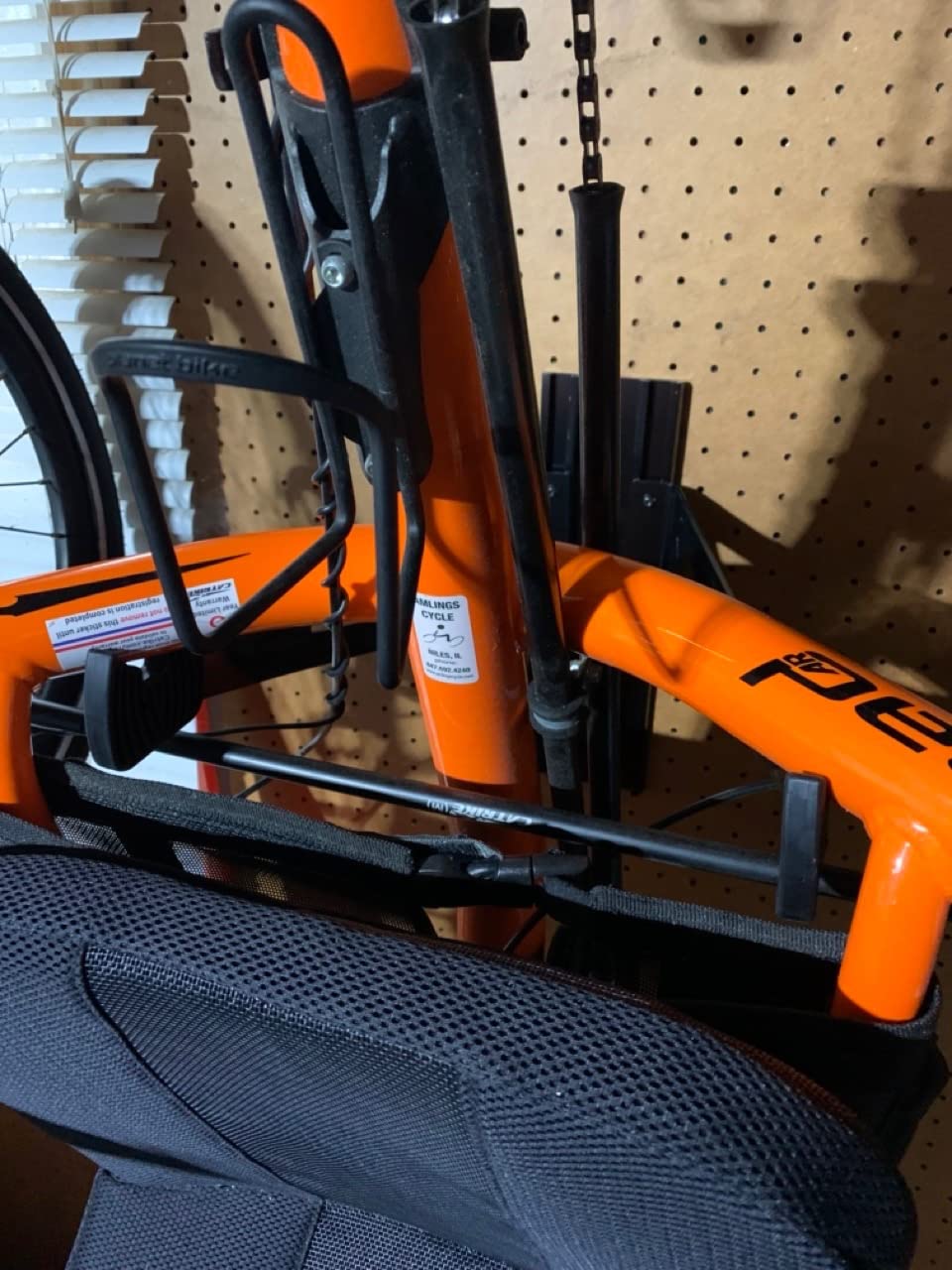 Feedback Sports Velo Wall Rack Bike Hangar Mount Storage, Adjustable Arms | Great for garage, apartment or shed storage; soft rubber contact points protect frames and supports bikes up to 70 lb customer photo 2